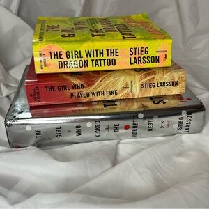 The Stieg Larsson Trilogy: The Girl with the Dragon Tattoo Books